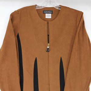 Kari’s Place Faux Suede Jacket Size 14P